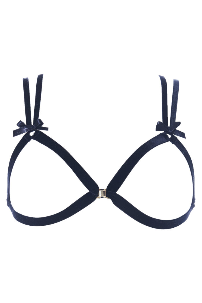 VALÉRIE BLACK Harness Bralette