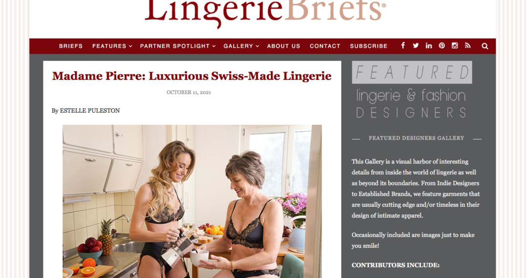 Madame Pierre: Luxurious Swiss-Made Lingerie